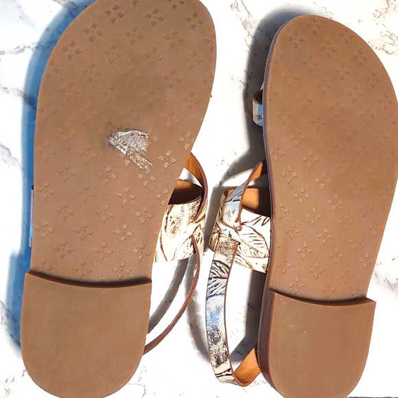 Patricia Nash Fidella Sandals Natural White, Size 6 - Picture 2 of 12